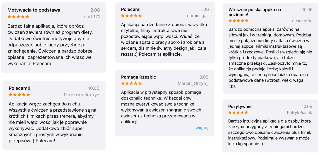 Aplikacja w Store Review