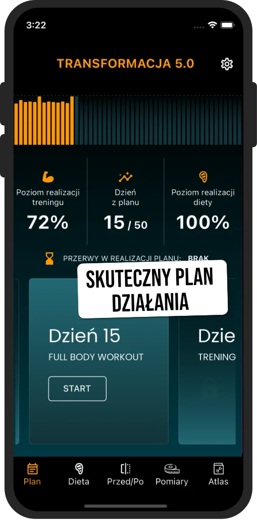 Ekran aplikacji Transformacja 5.0