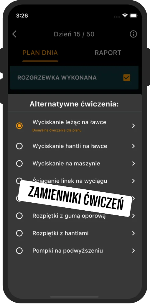Ekran aplikacji Transformacja 5.0